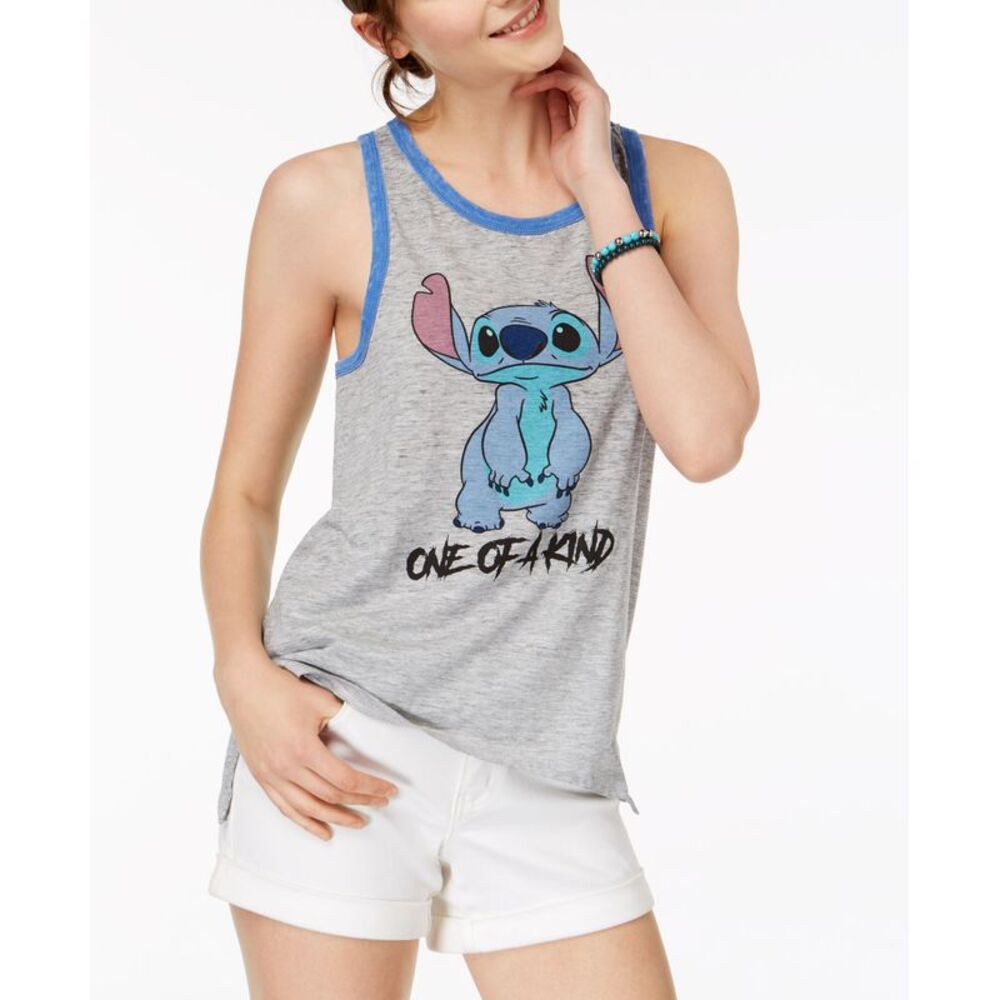 Freeze 24 7 Juniors Lilo Stitch Graphic Tank Top